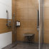 Stainless steel shower seat | 460 x 462