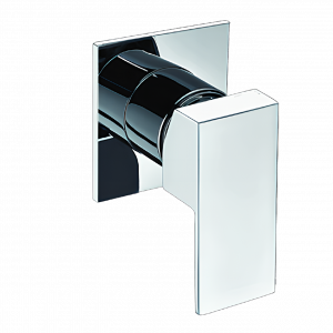 Concealed module CUBE one-way lever mixer | chrom