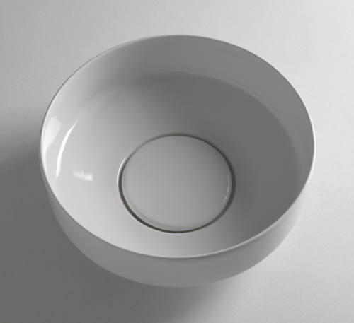 Sinks WAS 400 x 400 x 180 mm | vessel sinks | circular | Ocher mattte