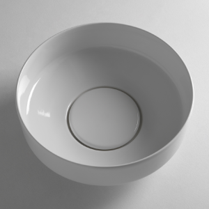 Sinks WAS 400 x 400 x 180 mm | vessel sinks | circular | White gloss