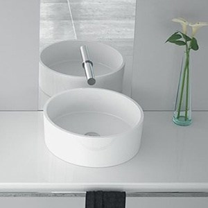 Washbasin ROUND 40 400 x 400 x 150 | sinks | White