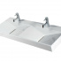 Vessel or wall-mounted sink Flux 120 | without tap-hole