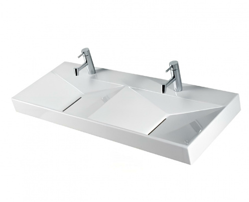 Vessel or wall-mounted sink Flux 120 | without tap-hole