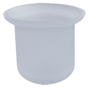 Container for toilet brush glass