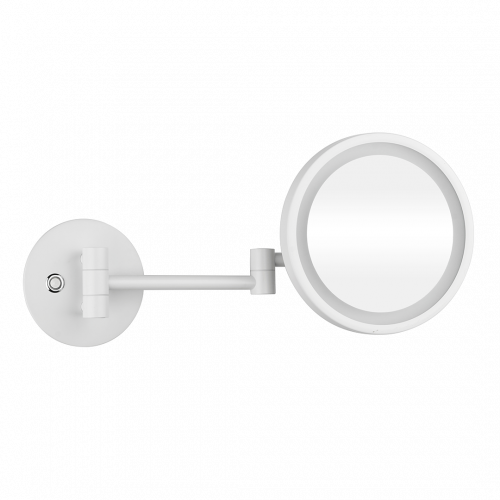 Bemeta cosmetic mirror round with lighting white