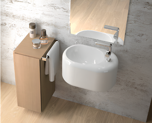 Washbasin Status 550 x 343 x 300 | White