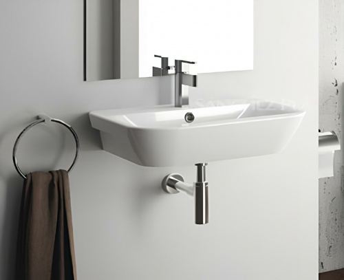 Vessel or wall-mounted sink Look 365 x 304 x 130