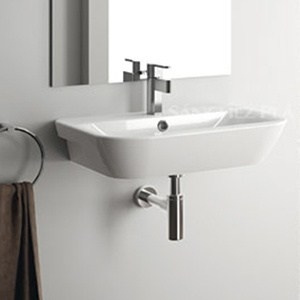 Vessel or wall-mounted sink Look 365 x 304 x 130