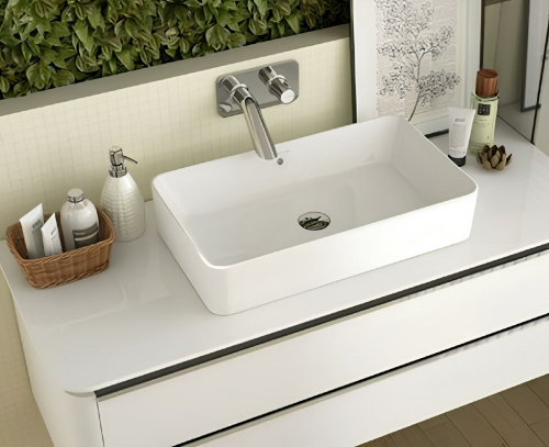 Washbasin SANILIFE | 600 x 400 x 122 | sinks | White