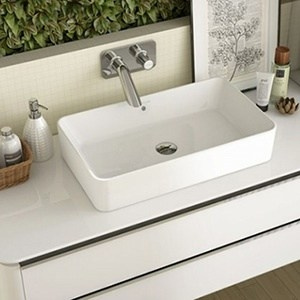 Washbasin SANILIFE | 600 x 400 x 122 | sinks | White