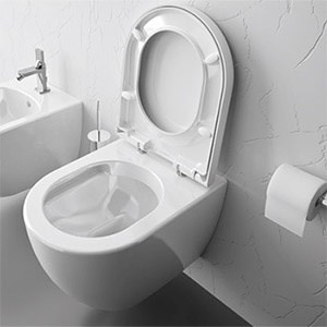 WC SANIBOLD | 365 x 510 x 364 | závesné | Rimflush | biela mat