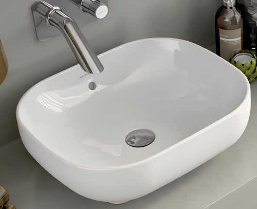 Washbasin SANIBOLD | 480 x 400 x 150 | sinks | White