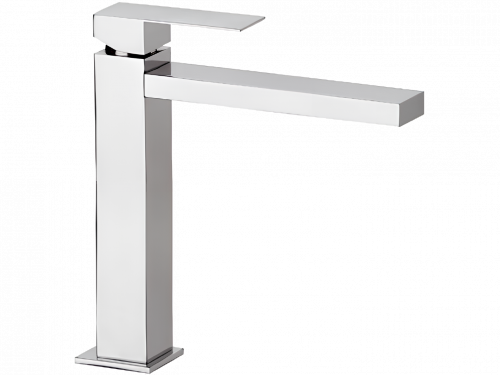 Sink faucet Q-DESIGN single lever mixer | chrome black ground