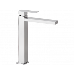 Wash basin faucets Q-DESIGN| upright faucet fixtures | high | chrome gloss