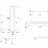 Radiátor Rosendal | chrom | 420x950 mm | šedobéžová structural mat