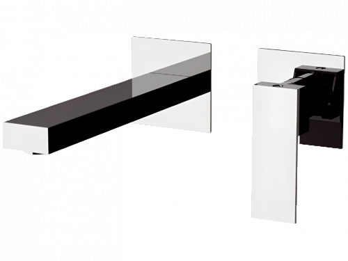 Wash basin faucets Q-DESIGN | wall concealed | chrome gloss