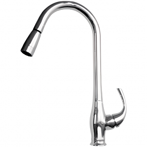 Sink faucet Remer lever mixer, with extending | black mattte