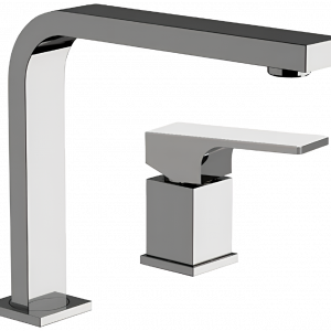 AU | Sink faucet Absolute single lever, dual element mixer | stainless steel color