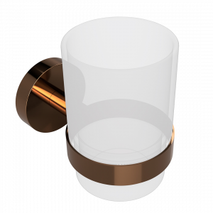 PVD tumbler holder with tumbler | Coffee-Gold