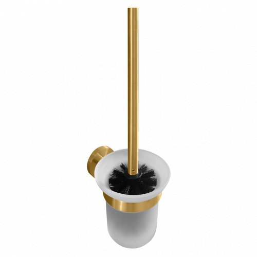 Toilet brush PVD glass | Gold