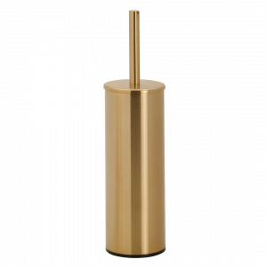 Toilet brush PVD massive metal (hanging or freestanding) | Gold