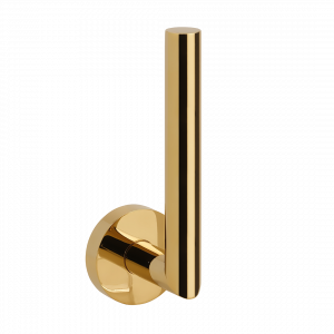 Toilet paper holder PVD without cover for additional rolls | Gold