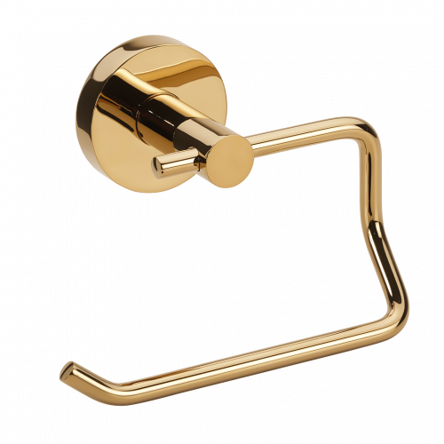 Toilet paper holder PVD without cover for one roll | Gold