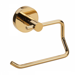 Toilet paper holder PVD without cover for one roll | Gold