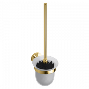 Toilet brush PVD glass | Gold