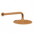 Overhead shower Ø200 | Copper | shoulder 350