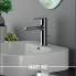 V | Wash basin faucets Vanity with drain cap | upright faucet fixtures | low | chrome gloss