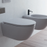 Wall-mounted toilet WC SKY | 515 x 360 x 330 | White gloss