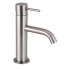 Washbasin faucet X STYLE without drain cap | lever lever low | stainless steel color