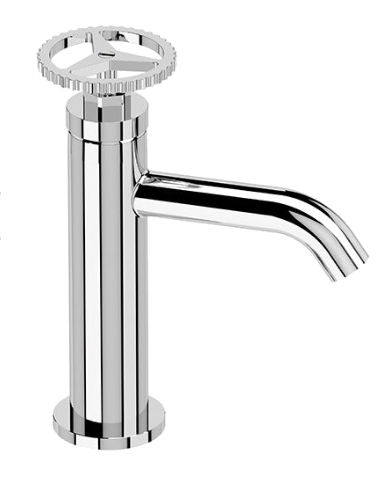 Washbasin faucet Chrono | M | lever lever low | chrome black ground