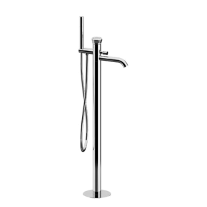 Bath faucet Element |  lever mixer | free-standing | stainless steel color