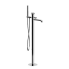 Bath faucet Element |  lever mixer | free-standing | brushed nickel gloss