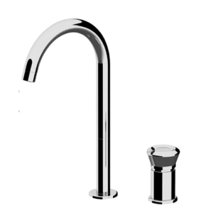 Wash basin faucets Element | L | multiple-element | brushed nickel gloss