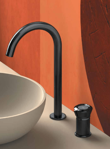 Wash basin faucets Element | L | multiple-element | chrome black ground