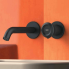 Wash basin faucets Element | 166 | wall concealed | black mattte