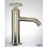 Washbasin faucet Chrono | M | lever lever low | stainless steel color