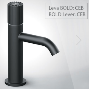 Washbasin faucet CELEBRITY BOLD | M | lever lever low | black mattte