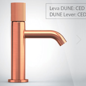 Washbasin faucet CELEBRITY BOLD | M | lever lever low | brushed copper