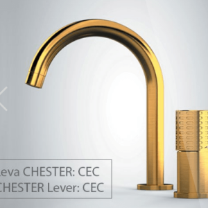 Wash basin faucets CELEBRITY CHESTER | M | multiple-element | gold mattte