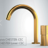 Wash basin faucets CELEBRITY CHESTER | M | multiple-element | gold mattte