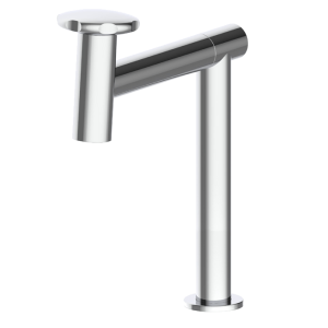 Sink faucet HAMMER | single lever | high | black brushed chrome