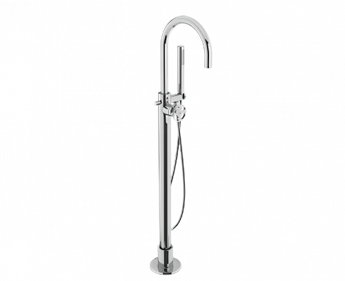 Bath faucet 5th AVENUE lever mixer, free-standing, chrome polished