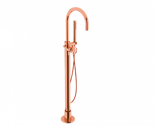 Bath faucet 5th AVENUE lever mixer, free-standing, Copper