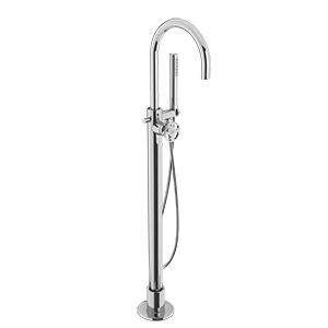 Bath faucet 5th AVENUE lever mixer, free-standing, chrome polished