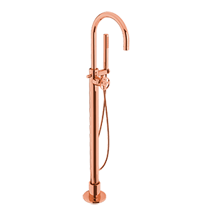 Bath faucet 5th AVENUE lever mixer, free-standing, Copper