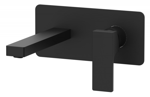 AU | Wash basin faucets Absolute | wall concealed | Lever | black mattte